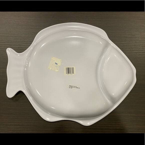 Bright Colorful Tropical Fish Plastic Chip & Dip Platter Server 12.5”x16” - Picture 2 of 2